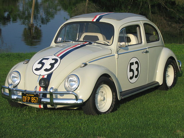 Folkevognen gjorde senere filmkarriere som «Herbie».