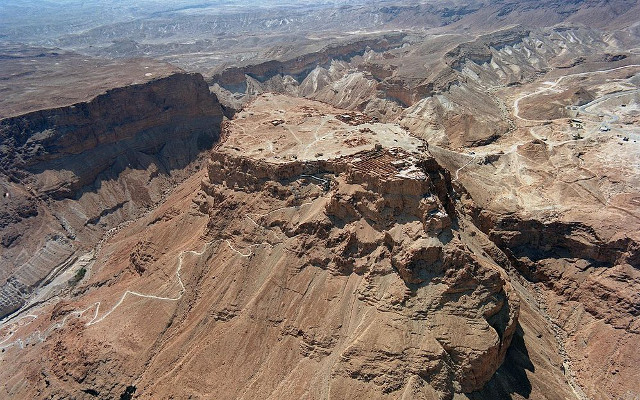 Den jødiske festningen Masada.