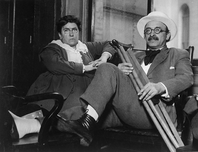 Emma Goldman og Alexander Berkman.