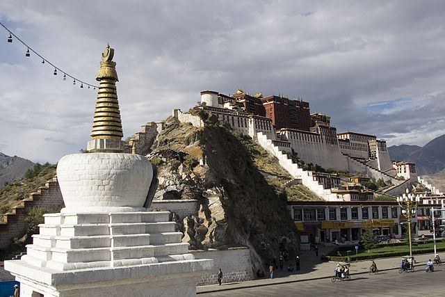 Potala-palasset i Lhasa.