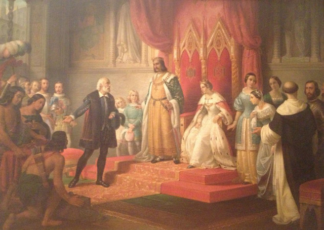 Kong Ferdinand og dronning Isabella.