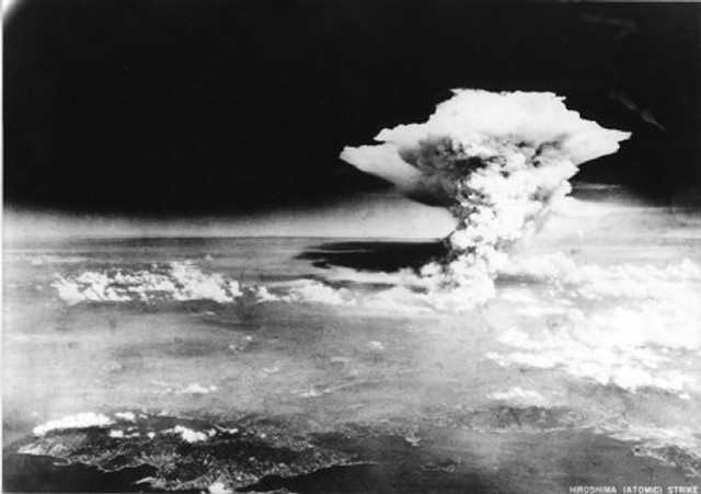 Atombomben over Hiroshima.