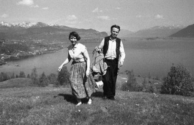 Geirr og hans kone Karen Margrethe.
