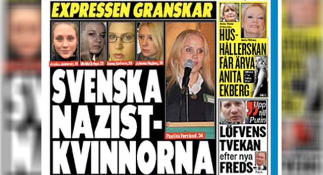 Skjermdump fra Expressen.se