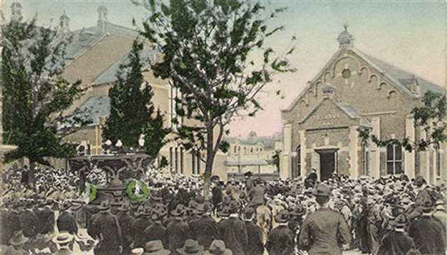 President Paul Krugers begravelse i 1904.