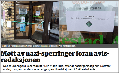 Skjermdump fra Fredrikstad blad.