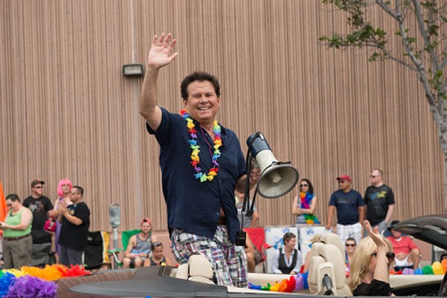 Marty Block på San Diegos Pride-parade i 2014.