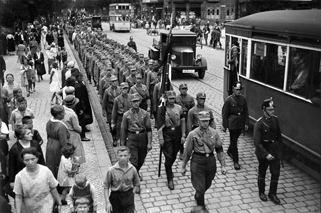 SA i Berlin i 1932.