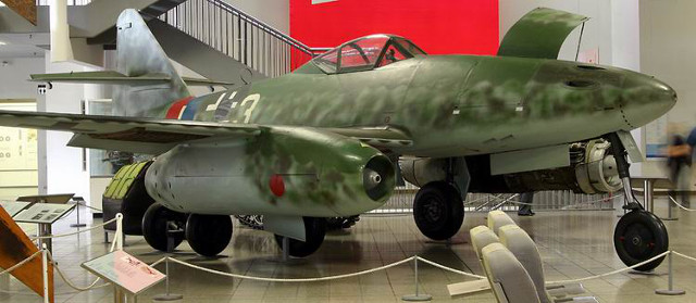 Messerschmitt Me 262, det første jetflyet i operativ tjeneste.