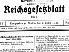 Den nye loven ble publisert i Reichgesetzblatt.