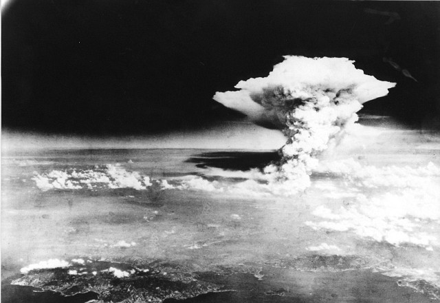 Atombomben over Hiroshima.