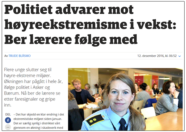 Politioverbetjent Cecilie Stokke (FOTO: Skjermpdump fra budstikka.no)