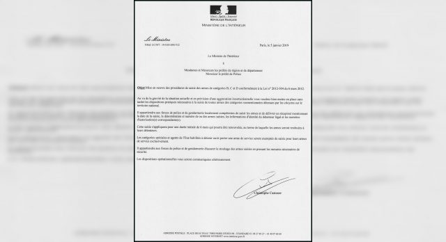 Frankrikes innenriksministers brev; falskt eller ikke?