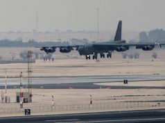 Illustrasjonsbilde: Et B-52 lander i Qatar.