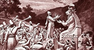 Den semittiske og gammel-testamentlige guden Moloch/Baal, som krevde barne-ofringer.